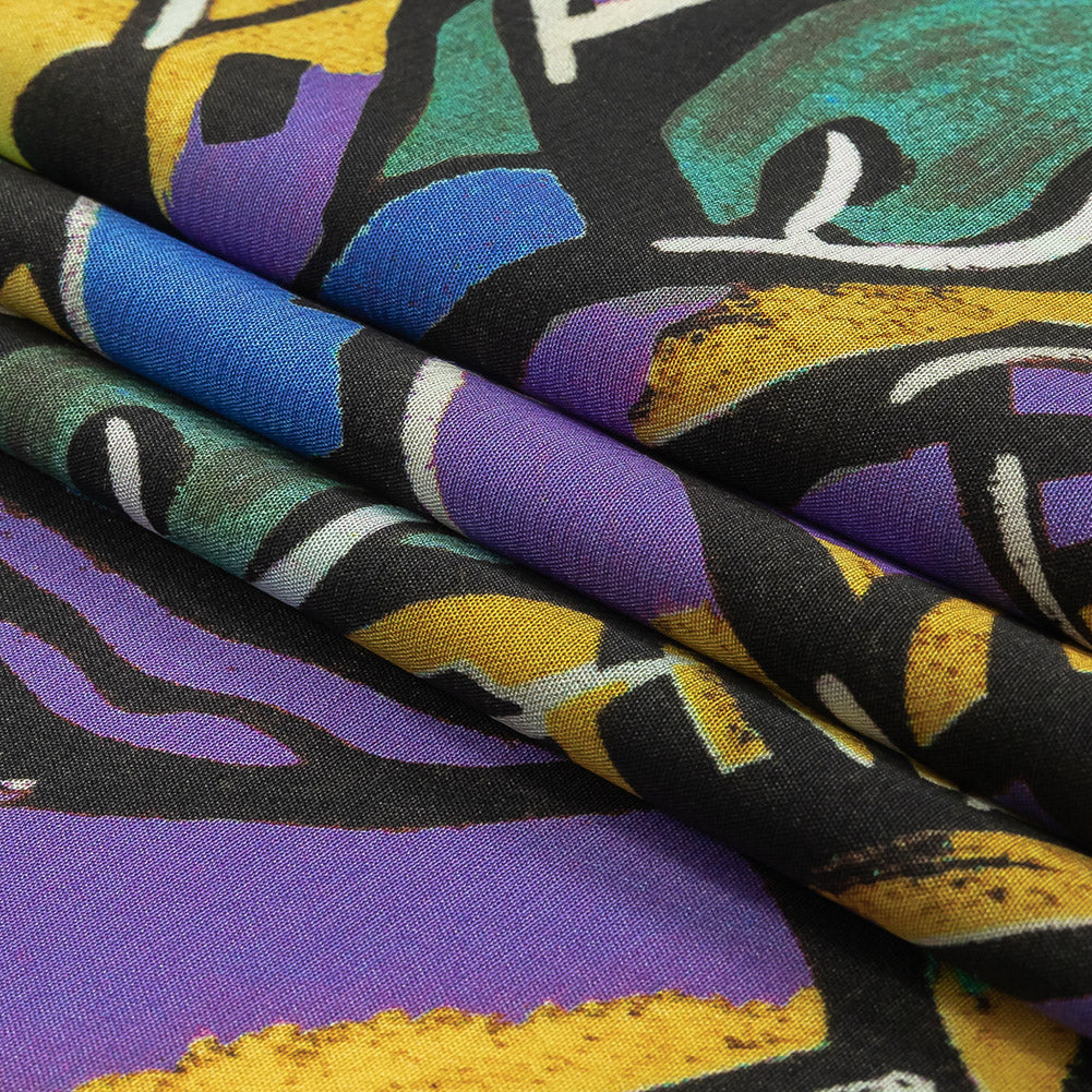 Mood Exclusive Graffiti Alley Viscose Poplin