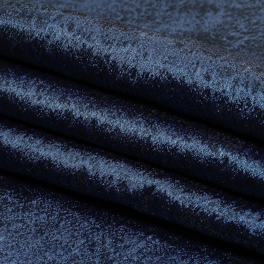 Pegasus Navy Mottled Luxury Brocade