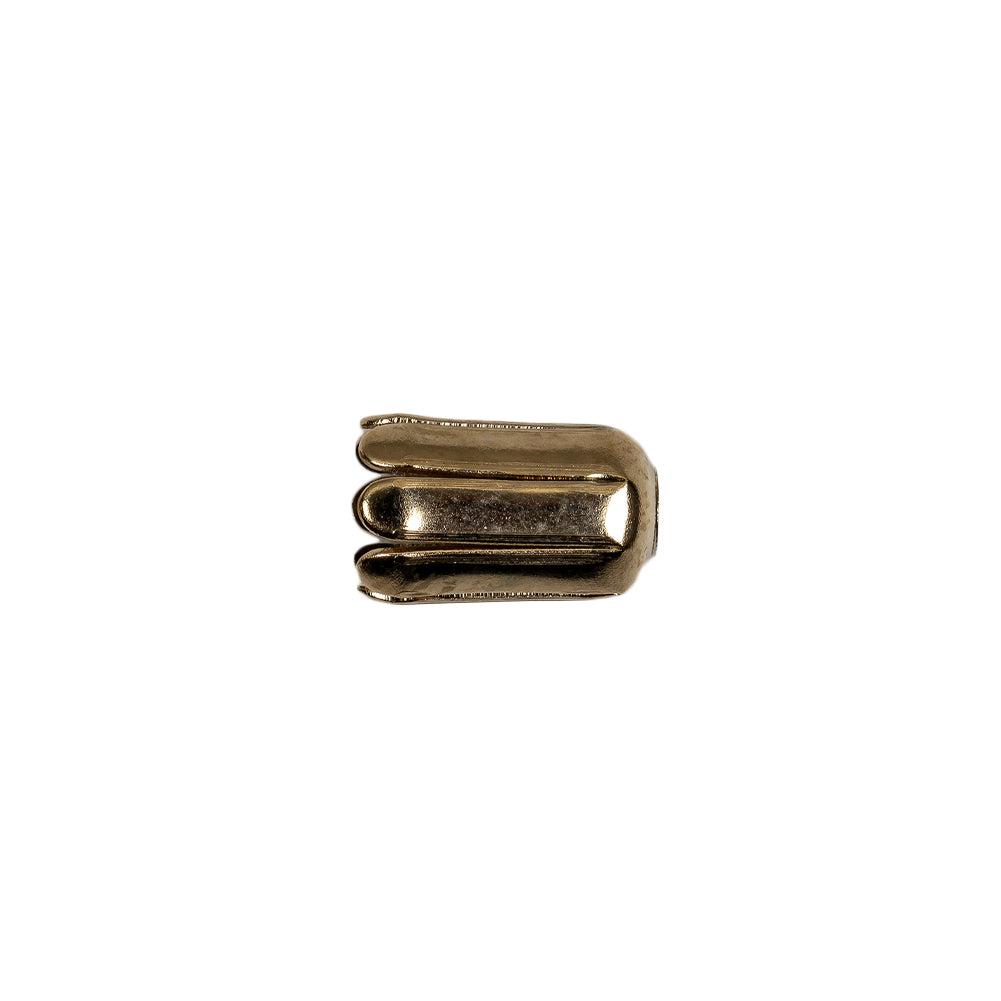 Gold Metal Tassel Stoppers Pair - 0.5" x 0.375"