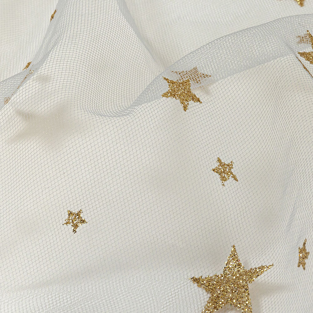 Starry Glitter Tulle - Tradewinds