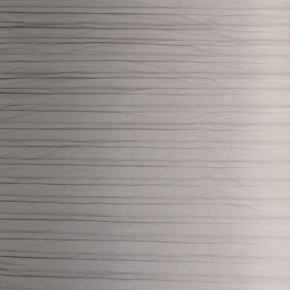 Gray and Pink Ombre Stripes Pleated Tulle