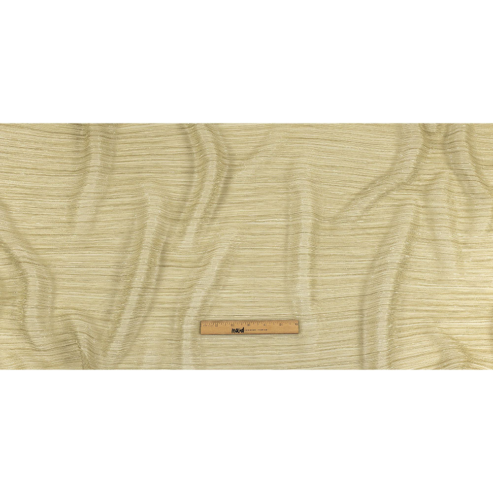 Metallic Stretch Plisse - Gold - Natalia Collection