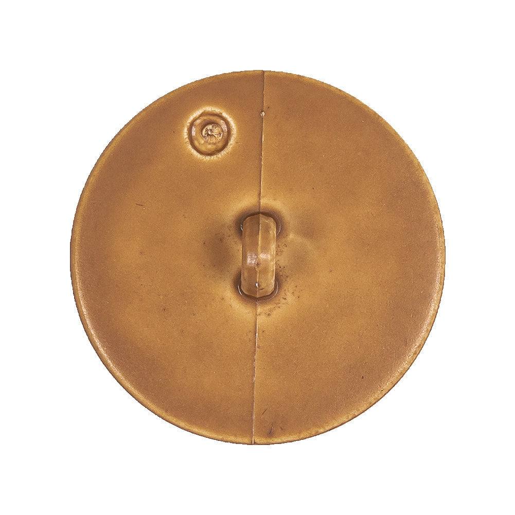 Light Wood Basketweave Shank Back Plastic Button - 44L/28mm