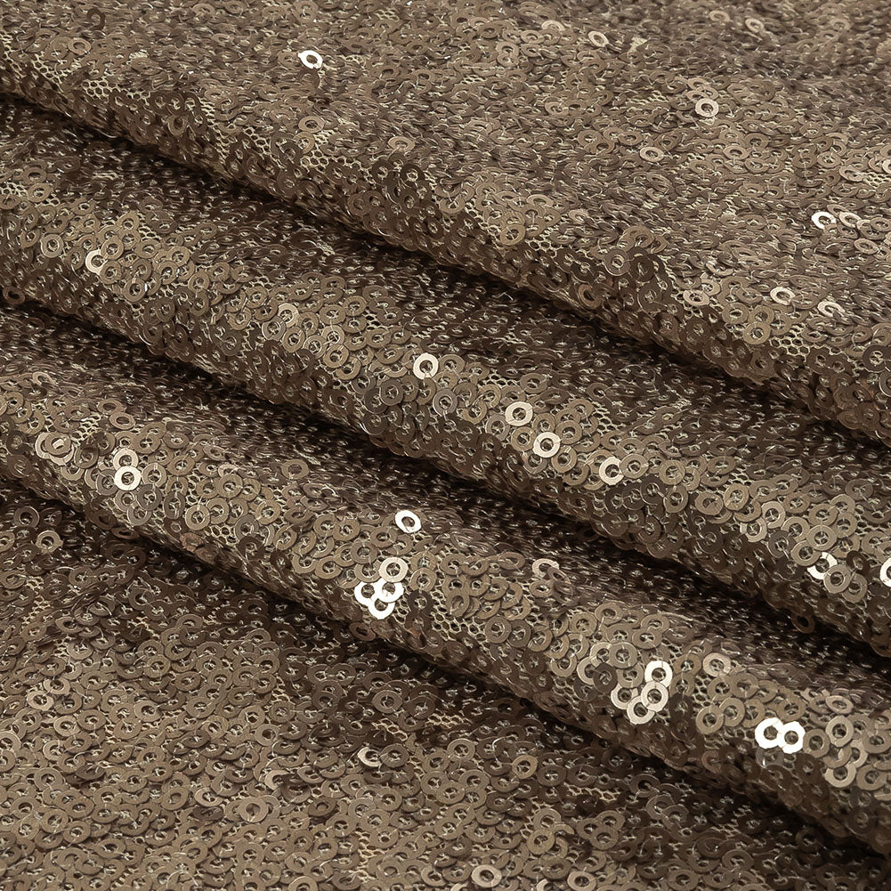 Mesh with Baby Sequins - Sand - Mariah Collection