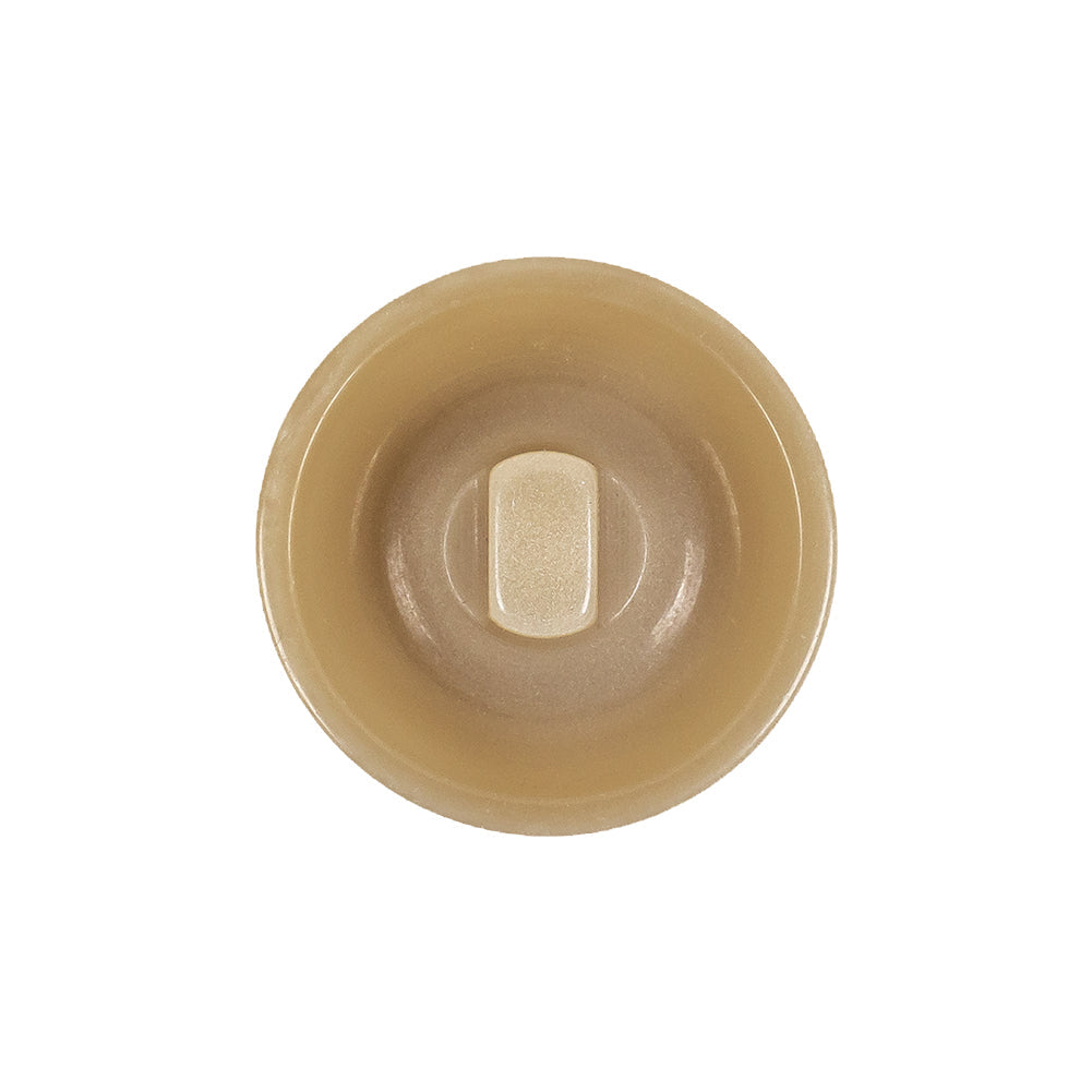 Lark and Brown Rice Swirl Half Dome Plastic Shank Back Button - 35L/22mm