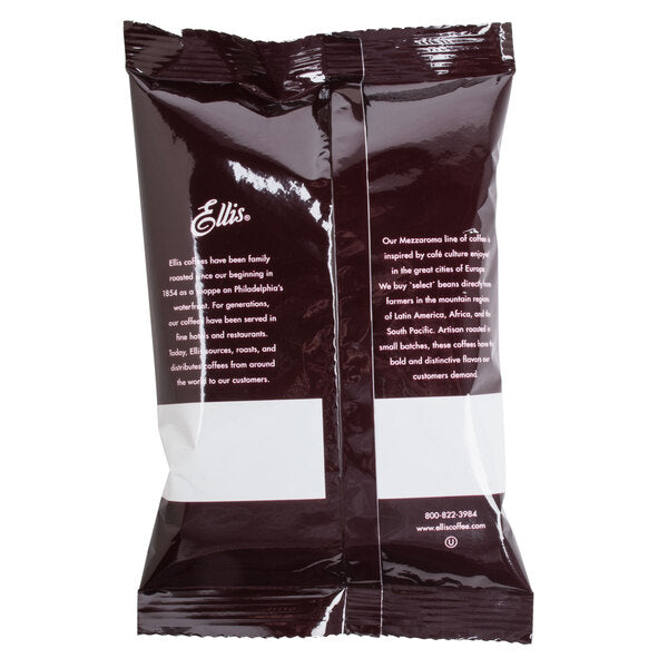 Ellis Mezzaroma 2.5 oz. 1854 Roast Coffee Packet - 24/Case