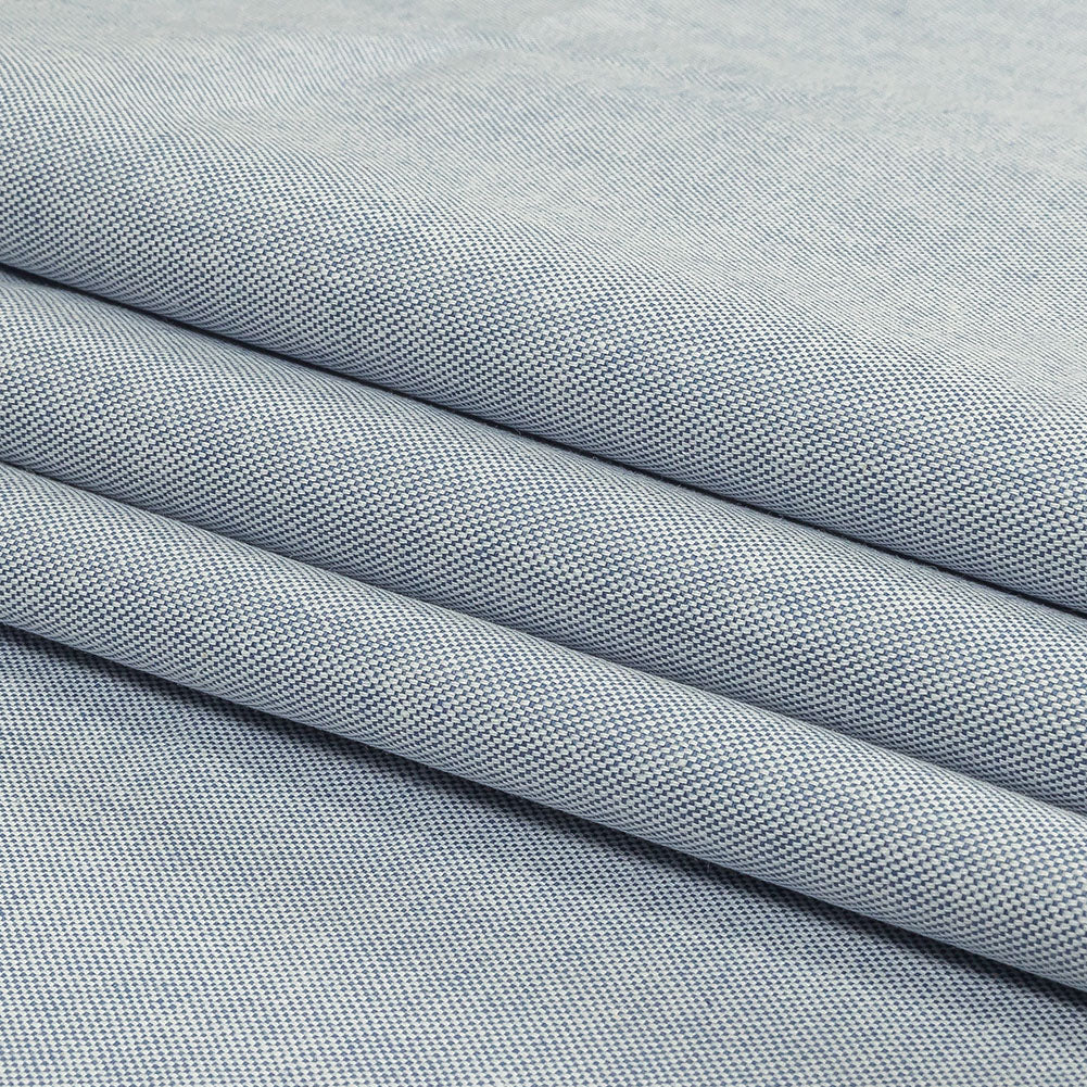 Calendered Organic Cotton Oxford - Light Blue - Chesterton Collection