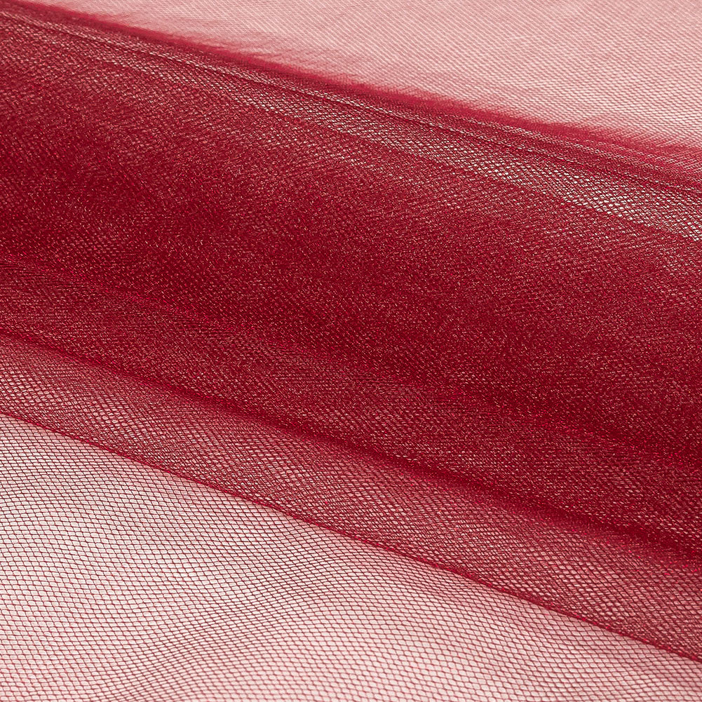 Shimmering Soft Tulle - Wine - Kallisto Collection