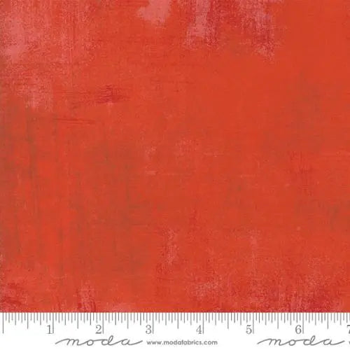 Cotton Fat Quarter Orange Rooi Grunge