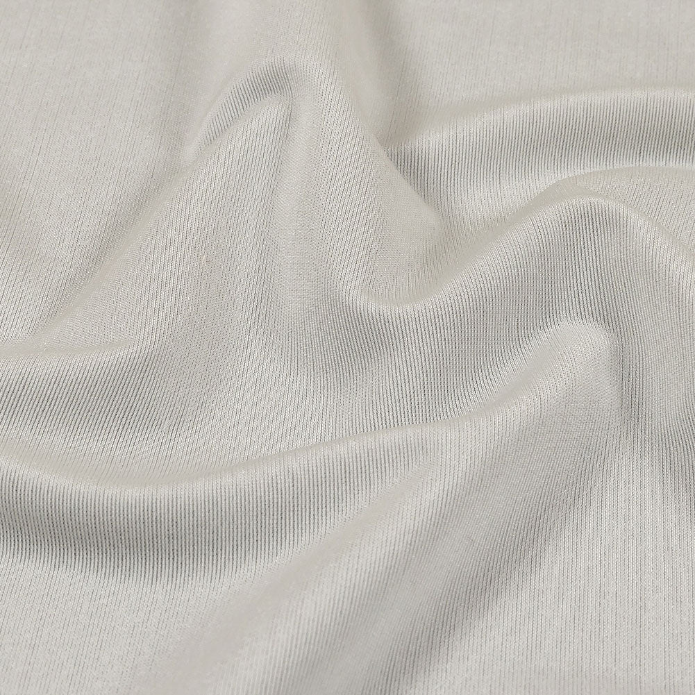 White Lightweight Stretch Polyester Tricot