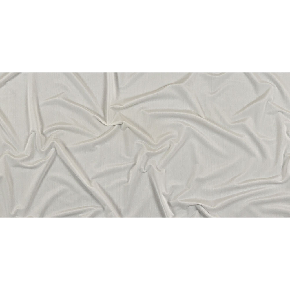 White Lightweight Stretch Polyester Tricot