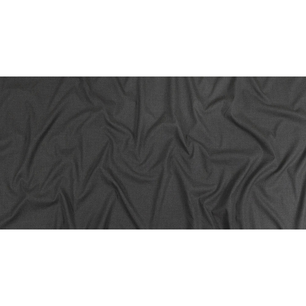 Heathered Gray Stretch Polyester Suiting