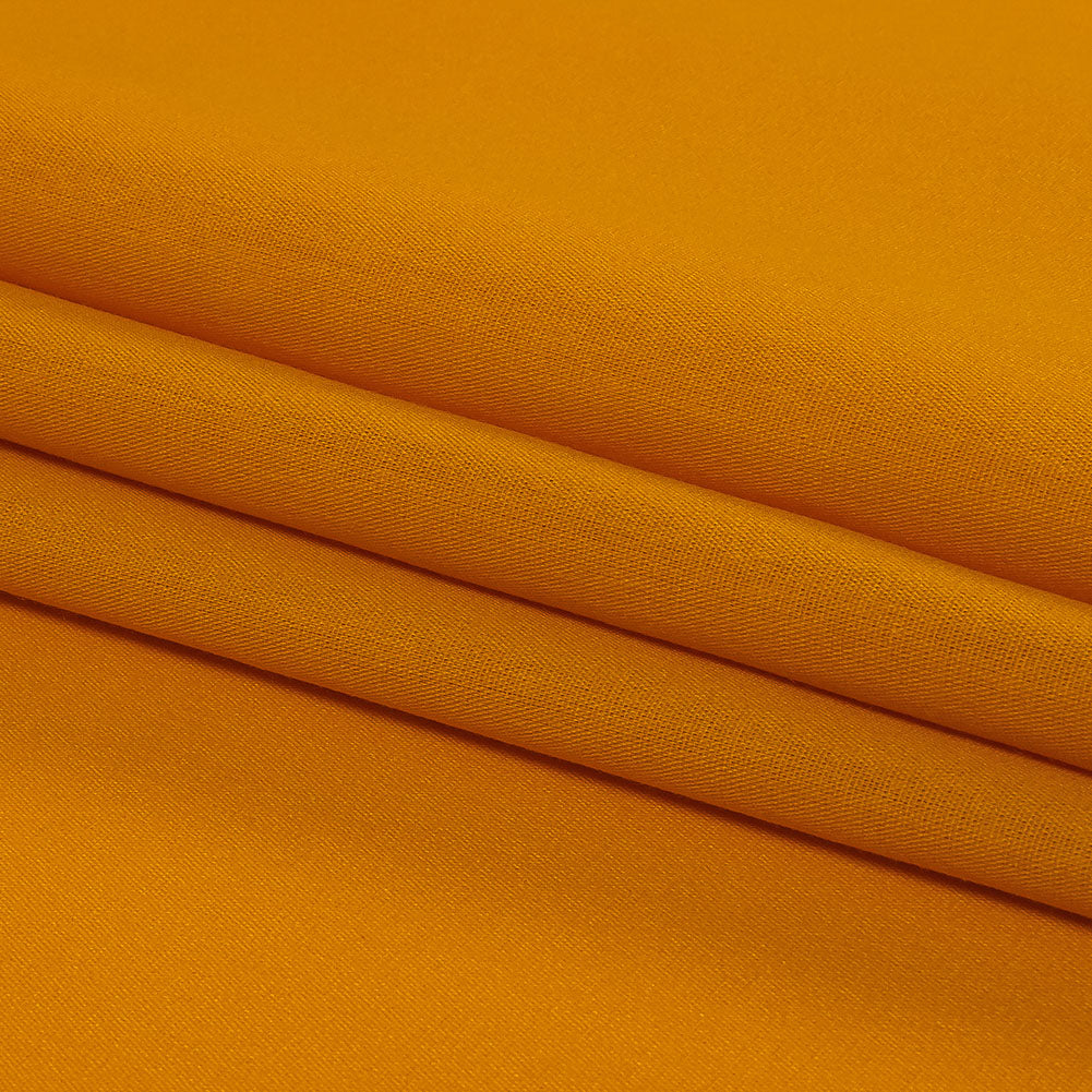 Golden Yellow Polyester and Cotton Poplin