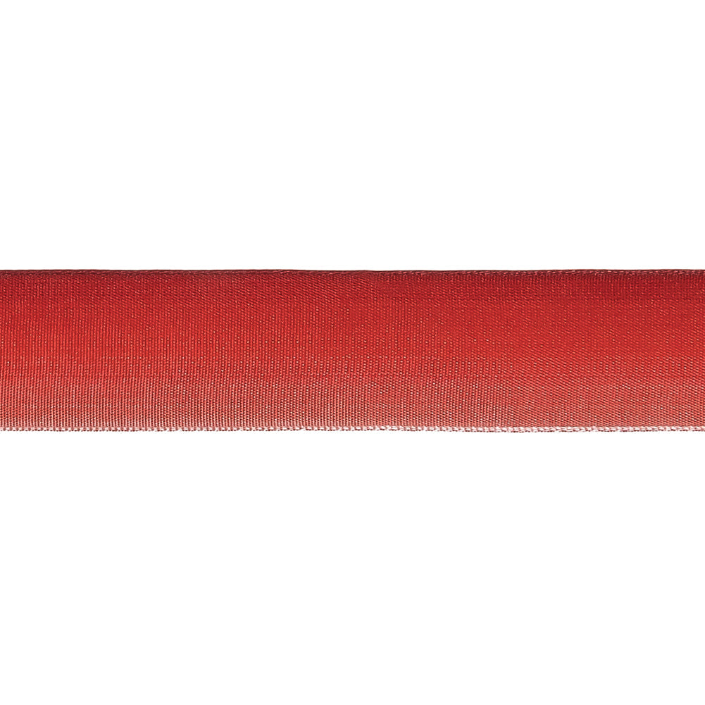 Red Ombre Wire Edged Ribbon - 0.875"