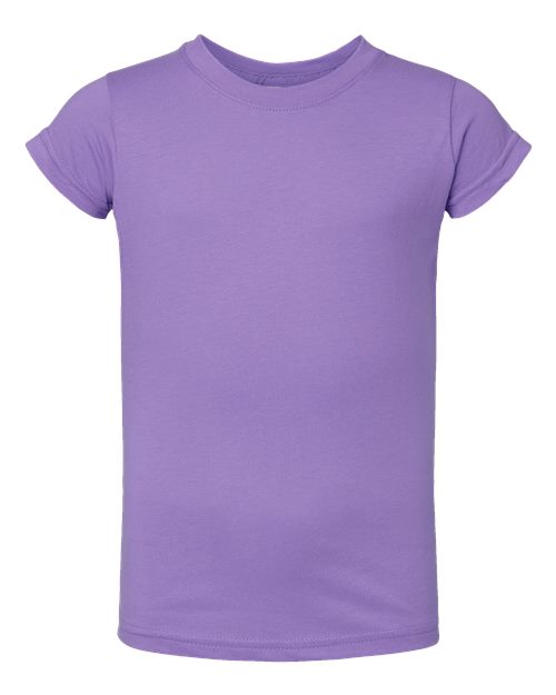 Rabbit Skins Toddler Girls Fine Jersey Tee