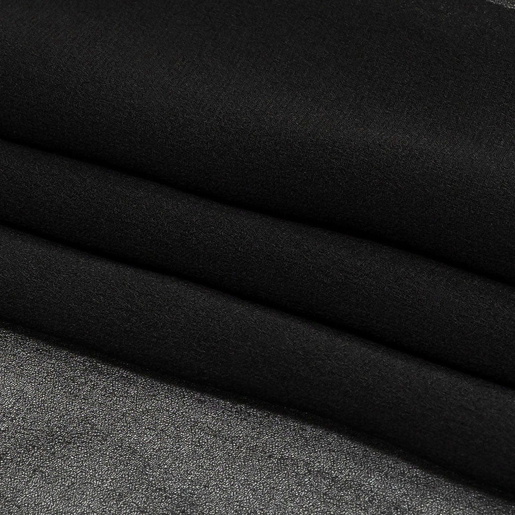 Black Polyester Chiffon