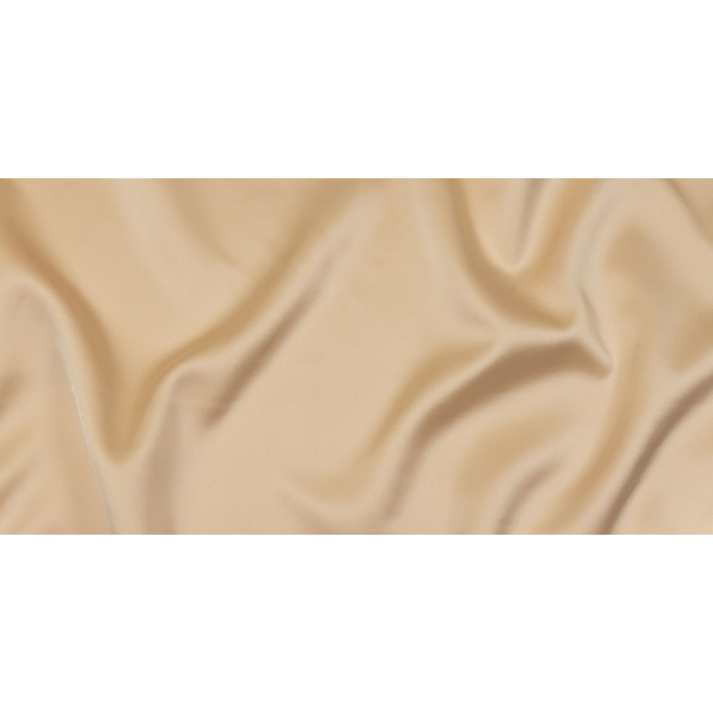 Carolina Herrera Italian Cream Peach Polyester Duchesse Satin