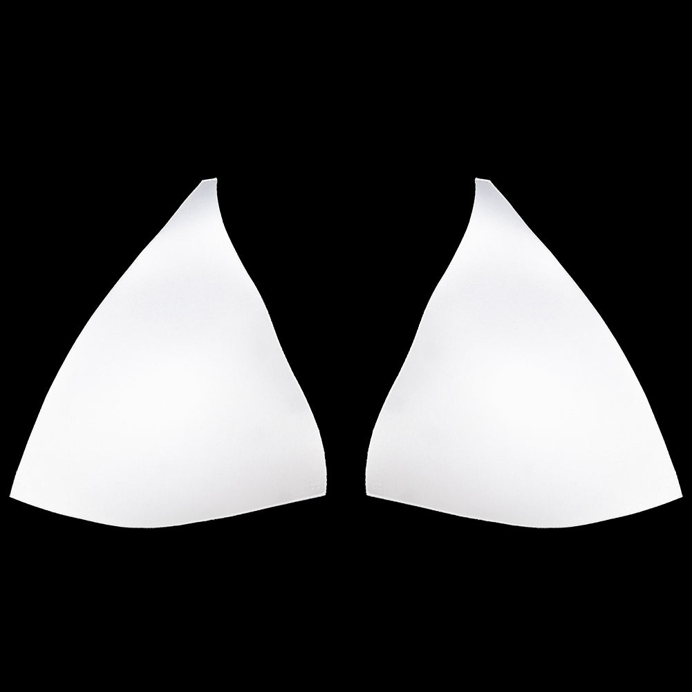 White Triangle Bra Cup - Size 18