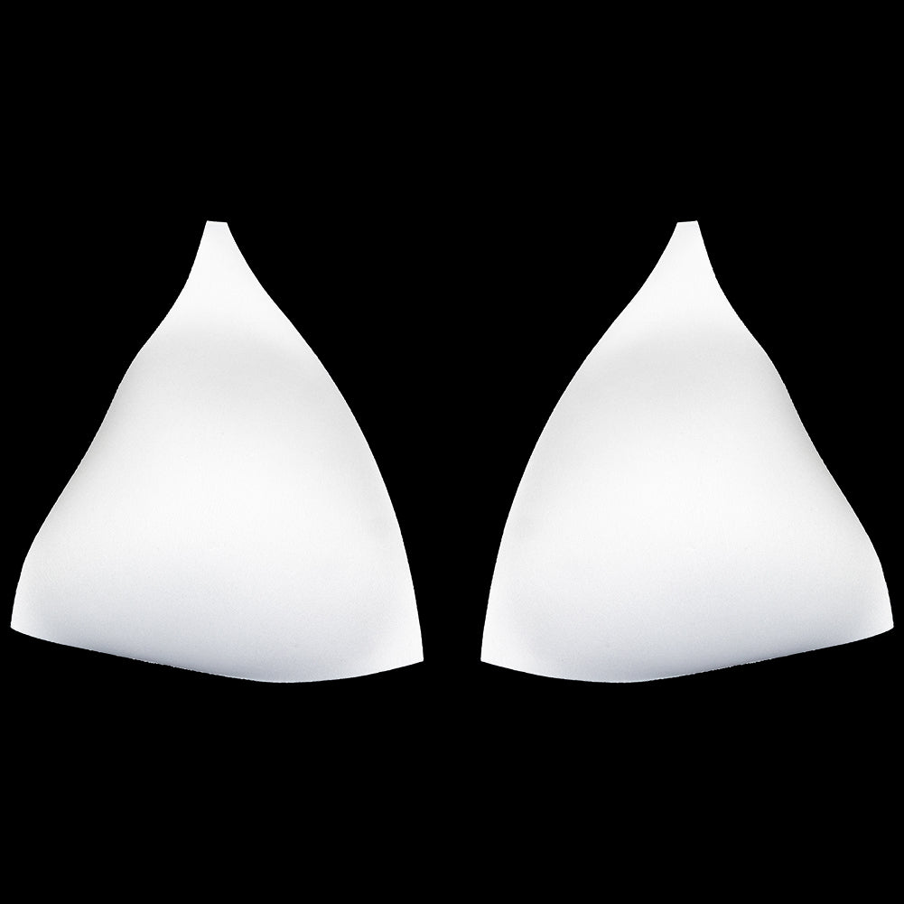 White Triangle Bra Cup - Size 18