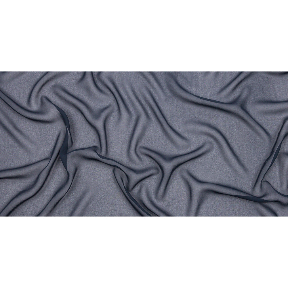 Navy Blue Rayon Chiffon