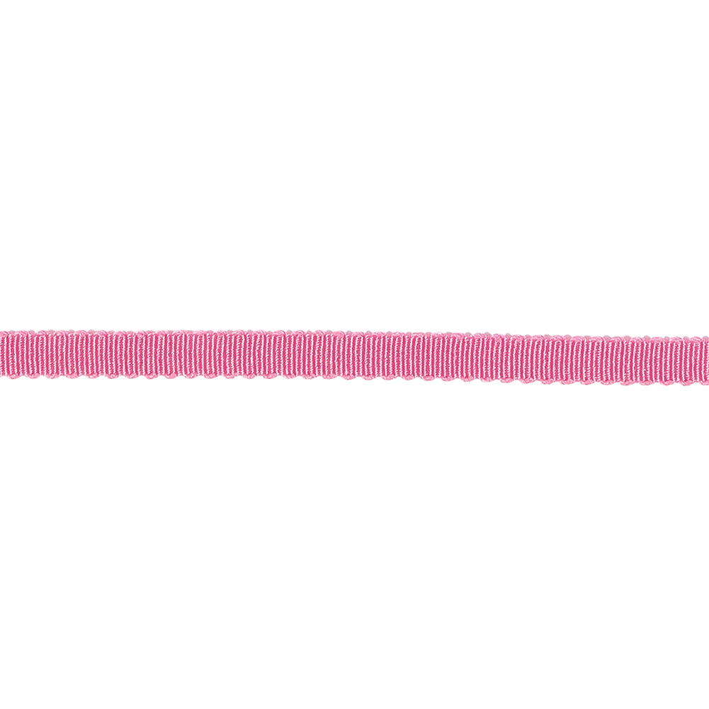 Medium Pink Recycled Polyester Petersham Grosgrain Ribbon - 4mm