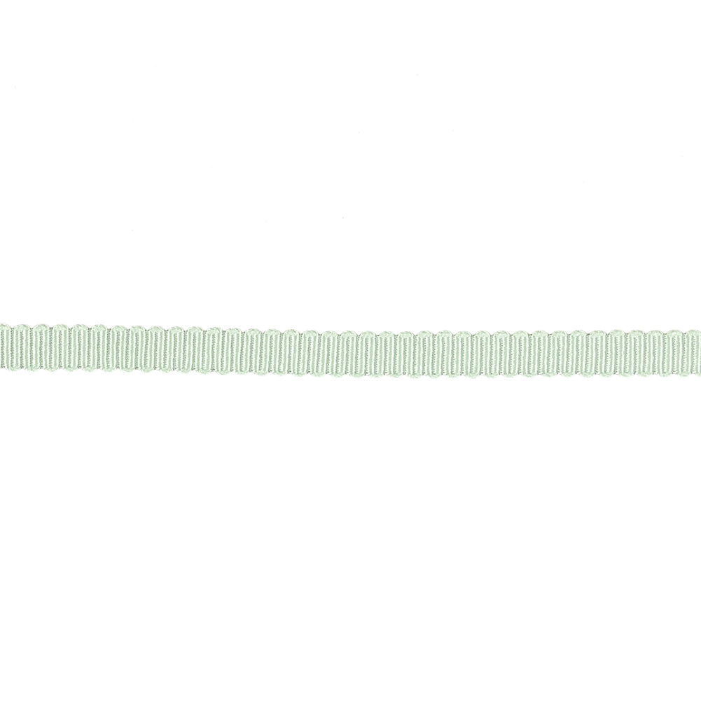 Spearmint Recycled Polyester Petersham Grosgrain Ribbon - 4mm