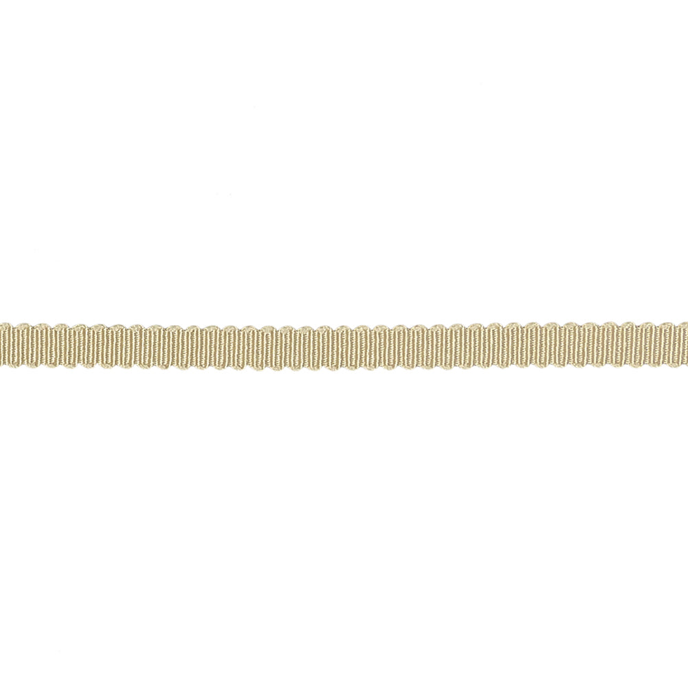 Taupe Recycled Polyester Petersham Grosgrain Ribbon - 4mm