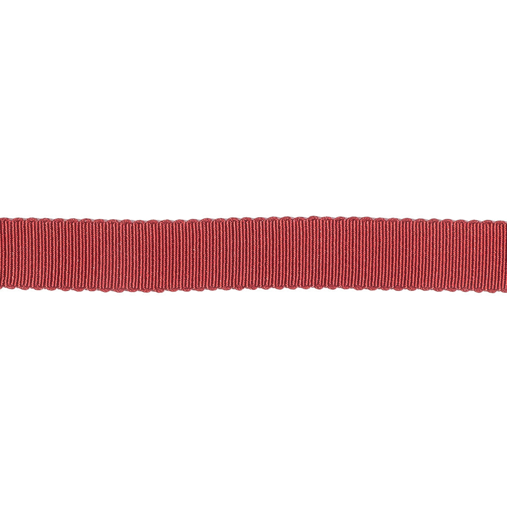 Burgundy Recycled Polyester Petersham Grosgrain Ribbon - 9mm