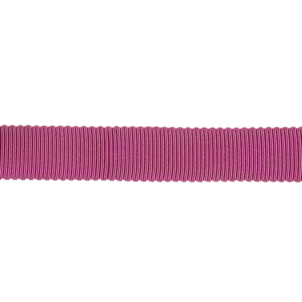 Dark Pink Recycled Polyester Petersham Grosgrain Ribbon - 12mm