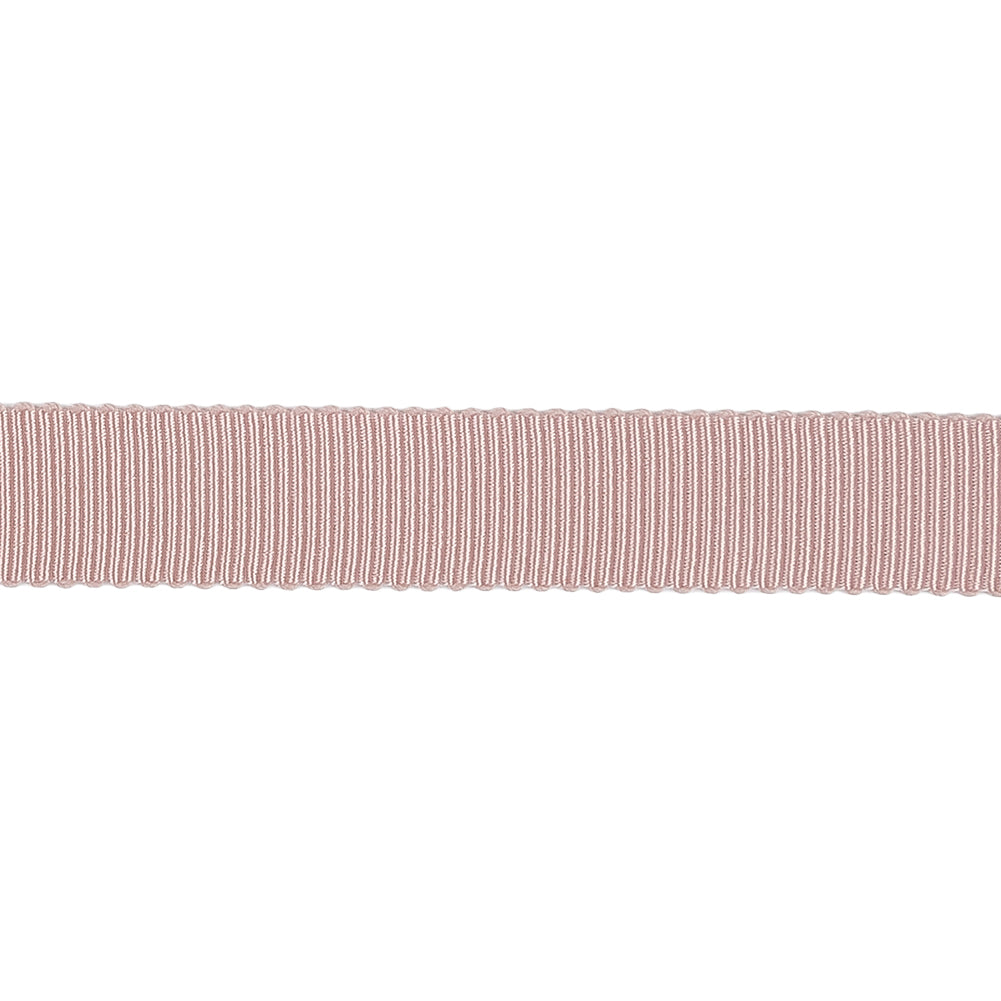 Misty Rose Recycled Polyester Petersham Grosgrain Ribbon - 12mm