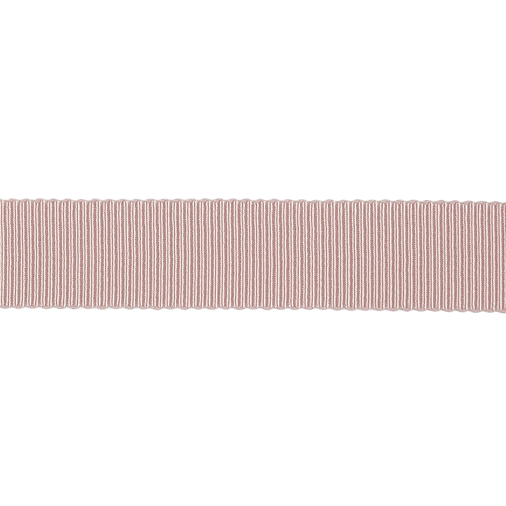 Misty Rose Recycled Polyester Petersham Grosgrain Ribbon - 15mm