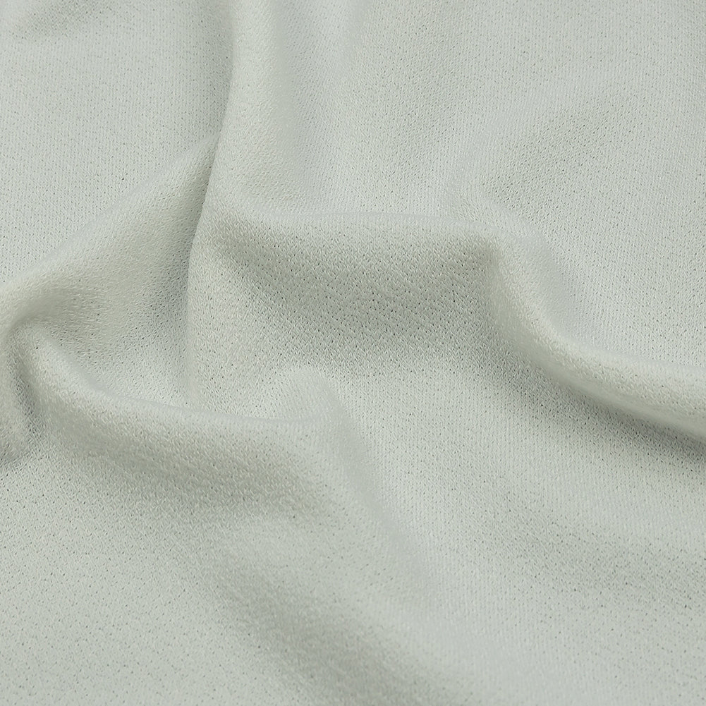 Stretch Polyester Crepe Knit - Cloud Dancer - Arabesque Collection
