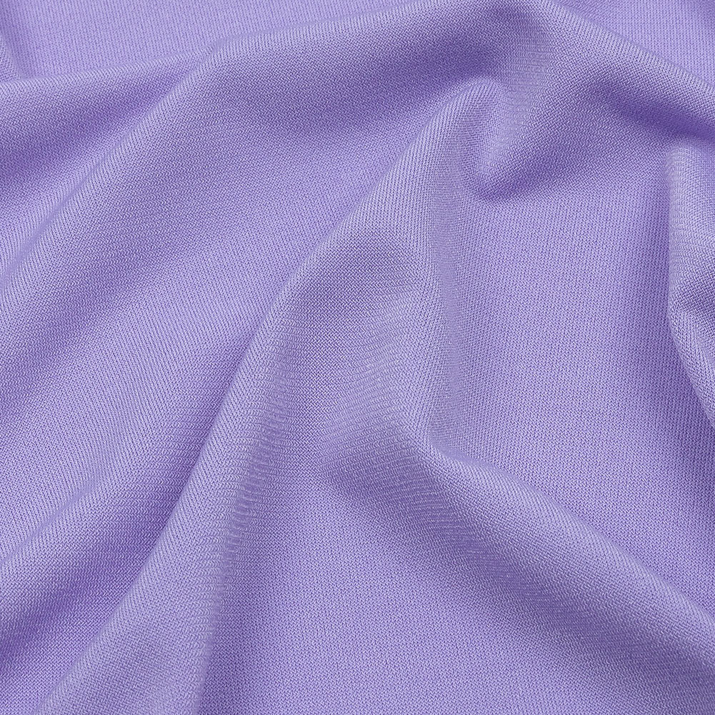 Stretch Polyester ITY Jersey - Lilac - Isadora Collection