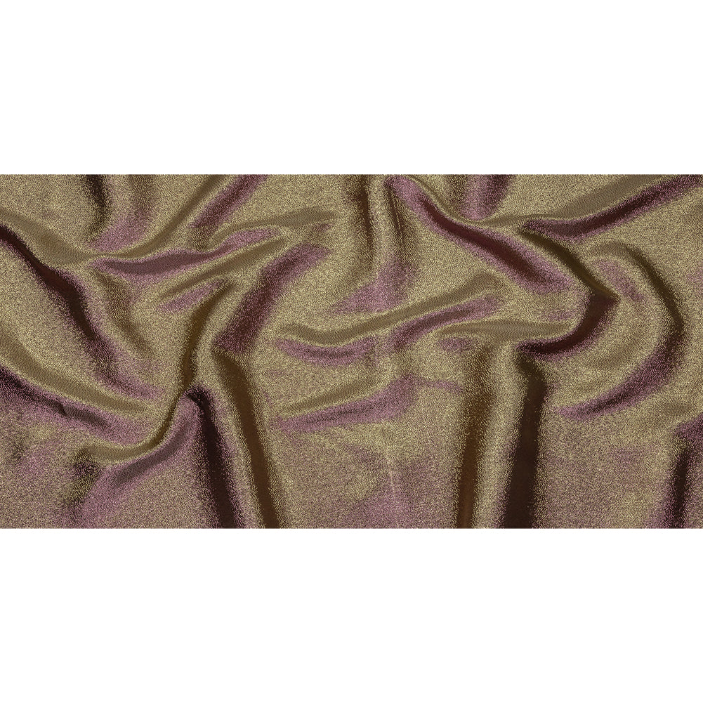 Metallic Polyester Lame - Pink, Yellow and Black - Glimmer Collection