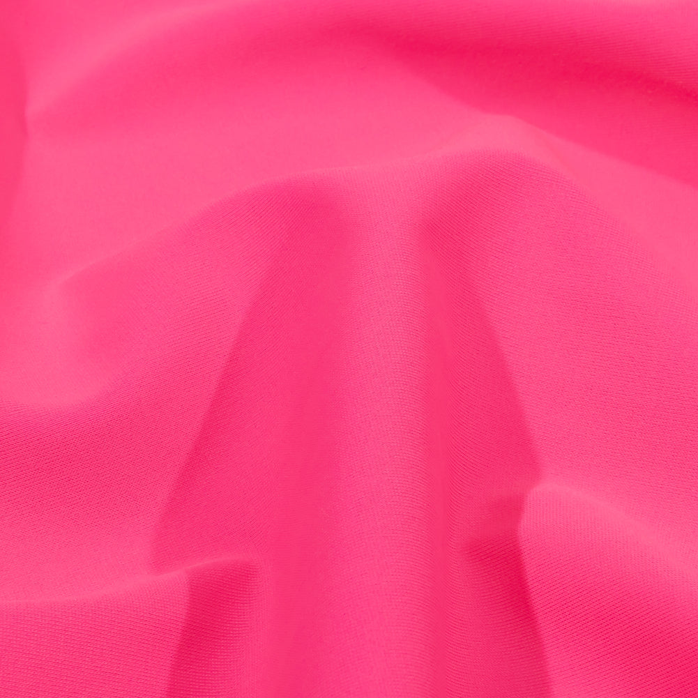 Recycled Swimwear Tricot, UV Protective - Shocking Pink - Santorini Plus Collection