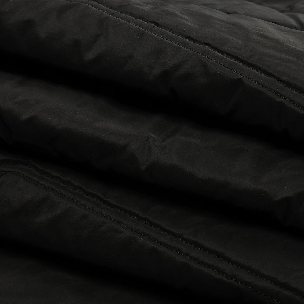 Black Zig Zag Polyester Quilted Coating