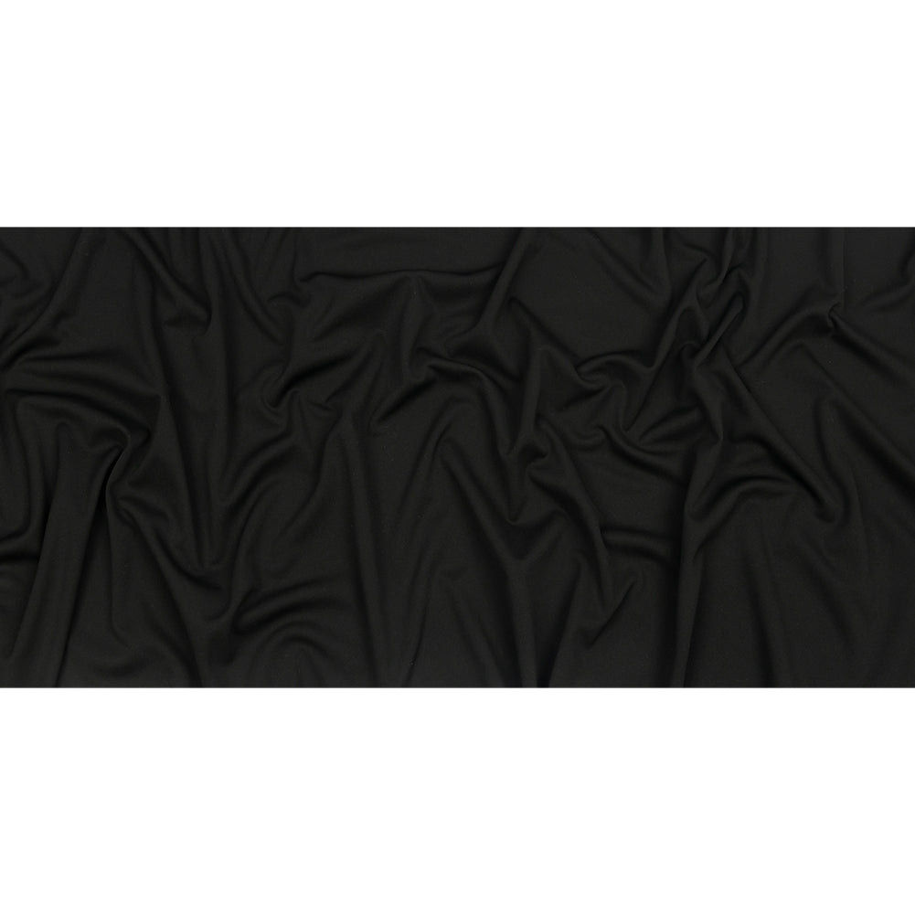 Black Onyx Polyester Interlock Knit