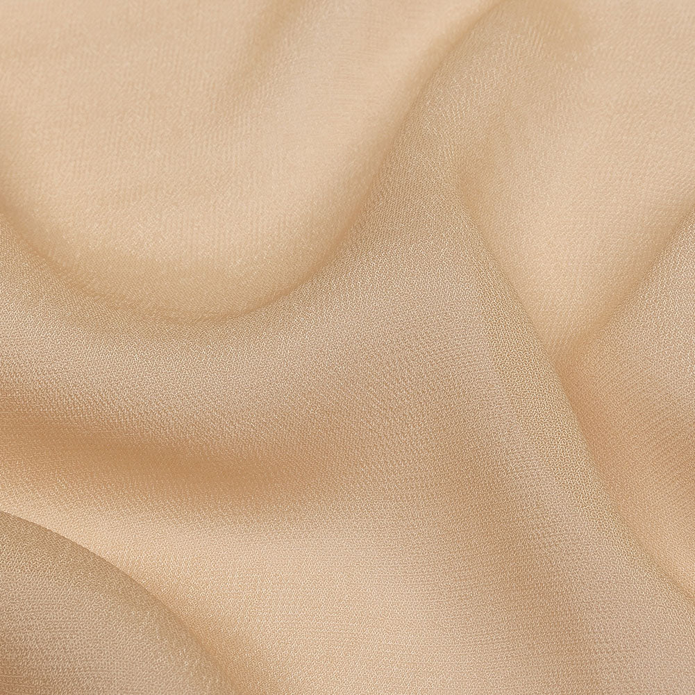Famous Australian Designer Peach Viscose Georgette