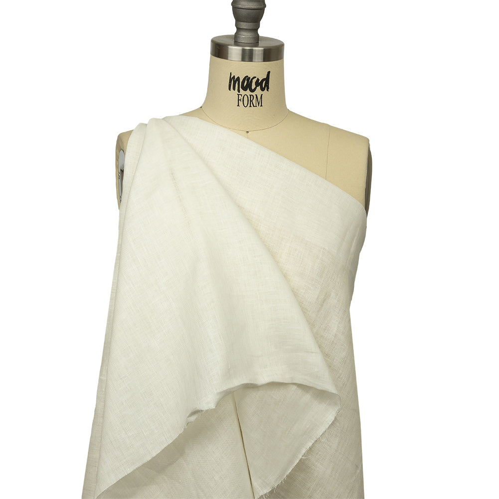 Famous Australian Designer Egret Lightweight Linen Woven