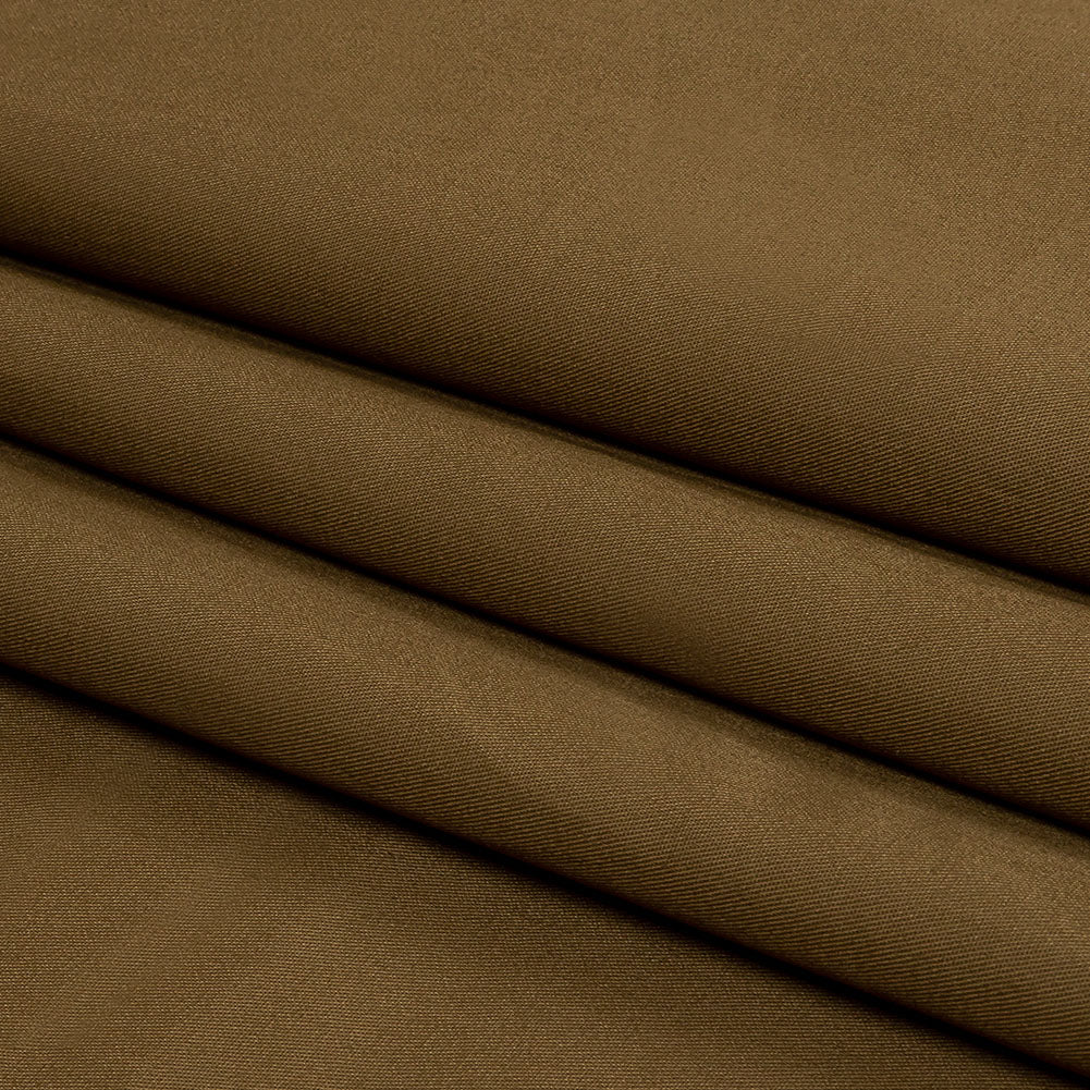 Famous Australian Designer Dark Sand Lightweight Cotton Twill