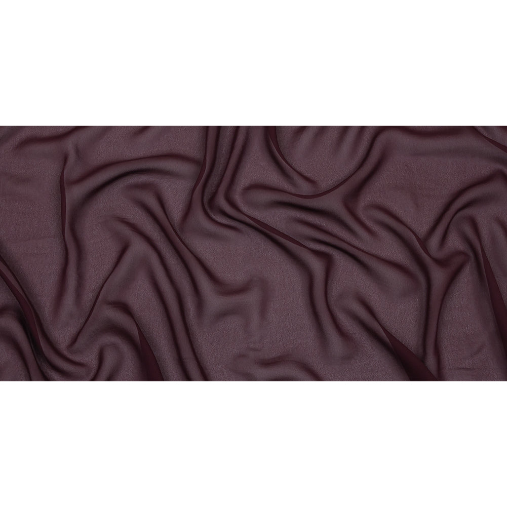 Famous Australian Designer Burgundy Viscose Georgette