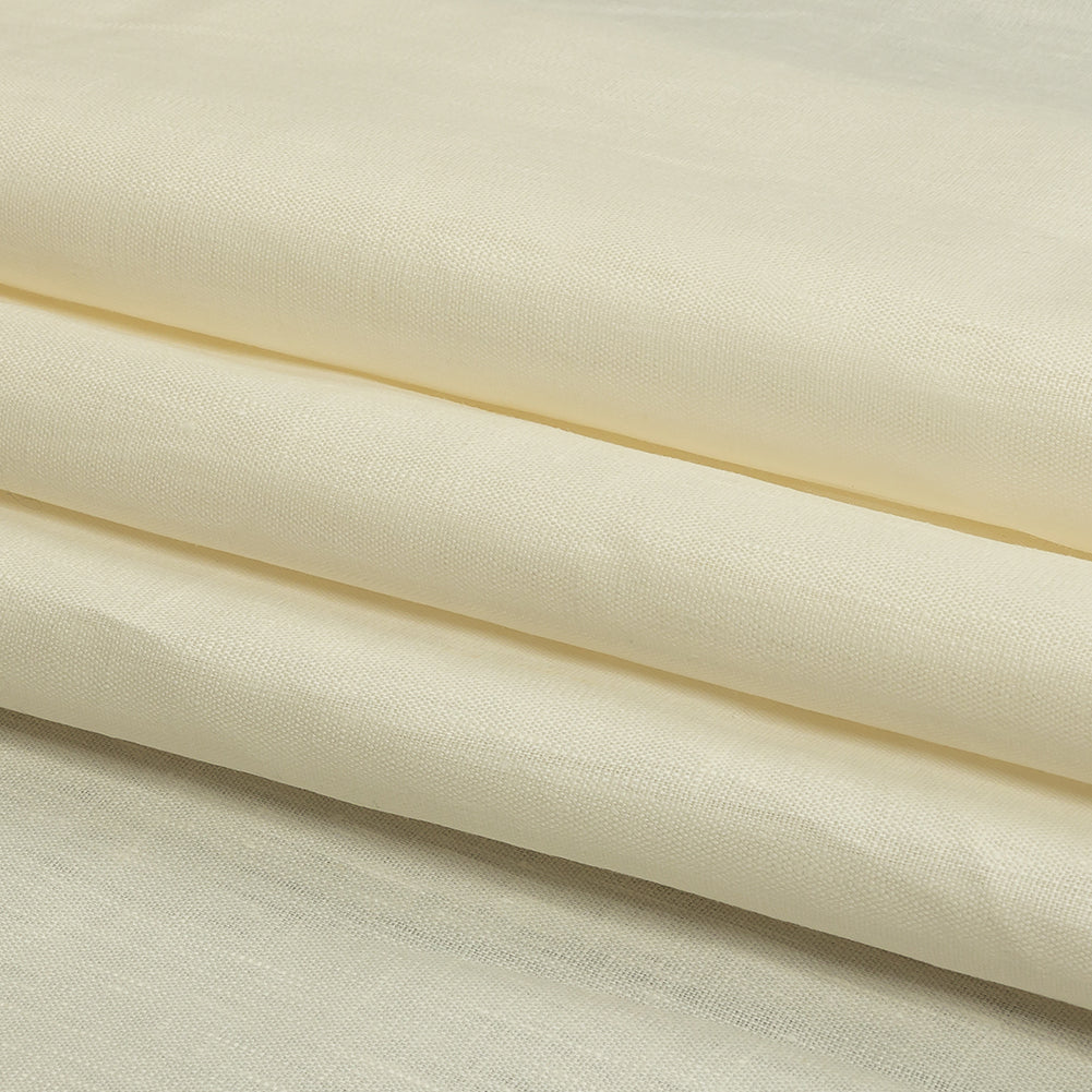 Famous Australian Designer Pristine Glazed Linen Woven