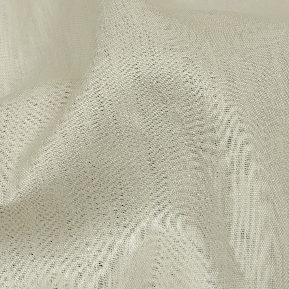 Famous Australian Designer Pristine Glazed Linen Woven