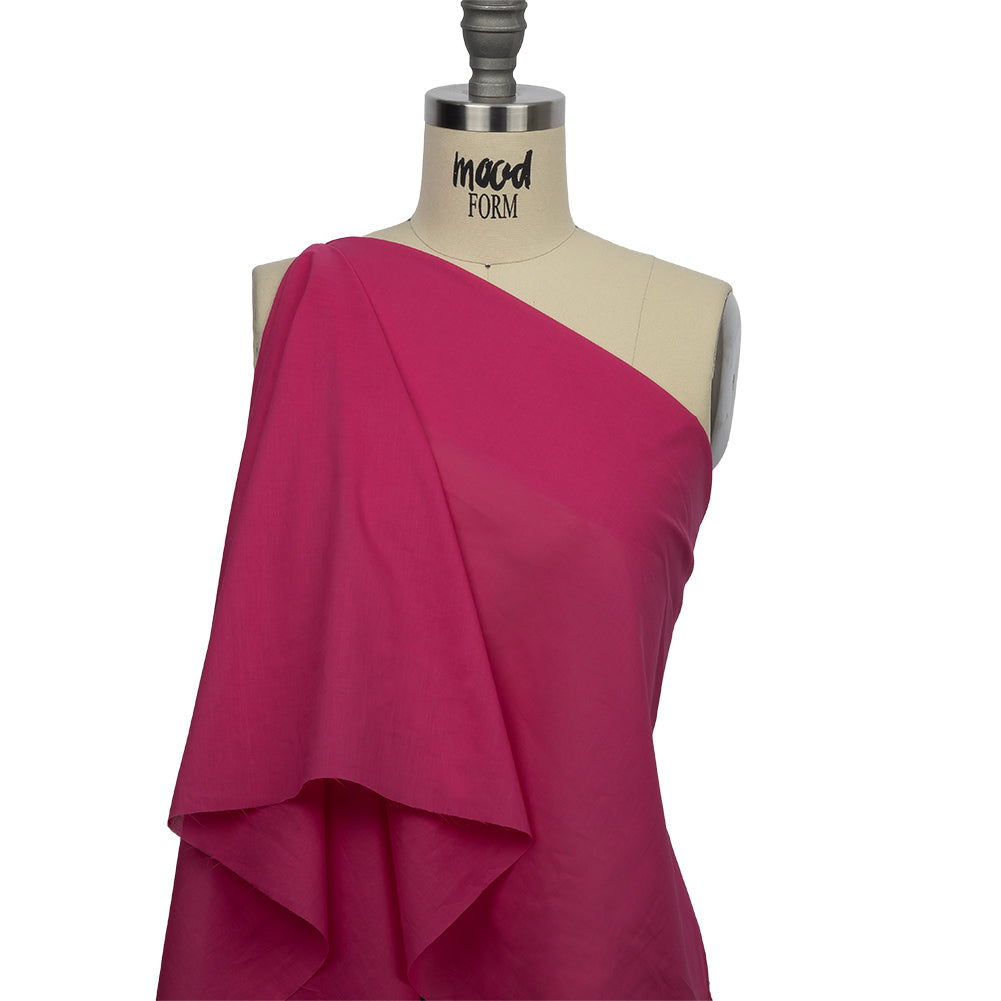 Famous Australian Designer Magenta Cotton Voile