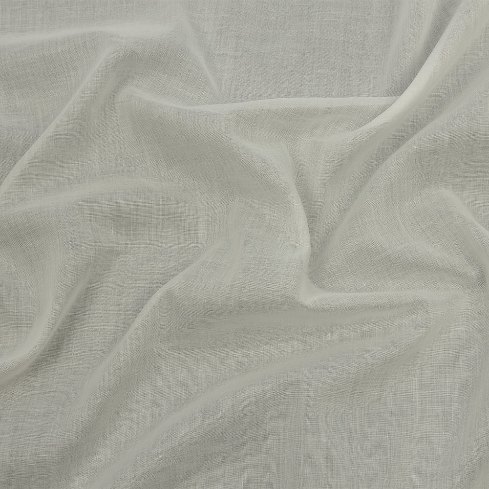 Famous Australian Designer Star White Crisp Cotton Voile