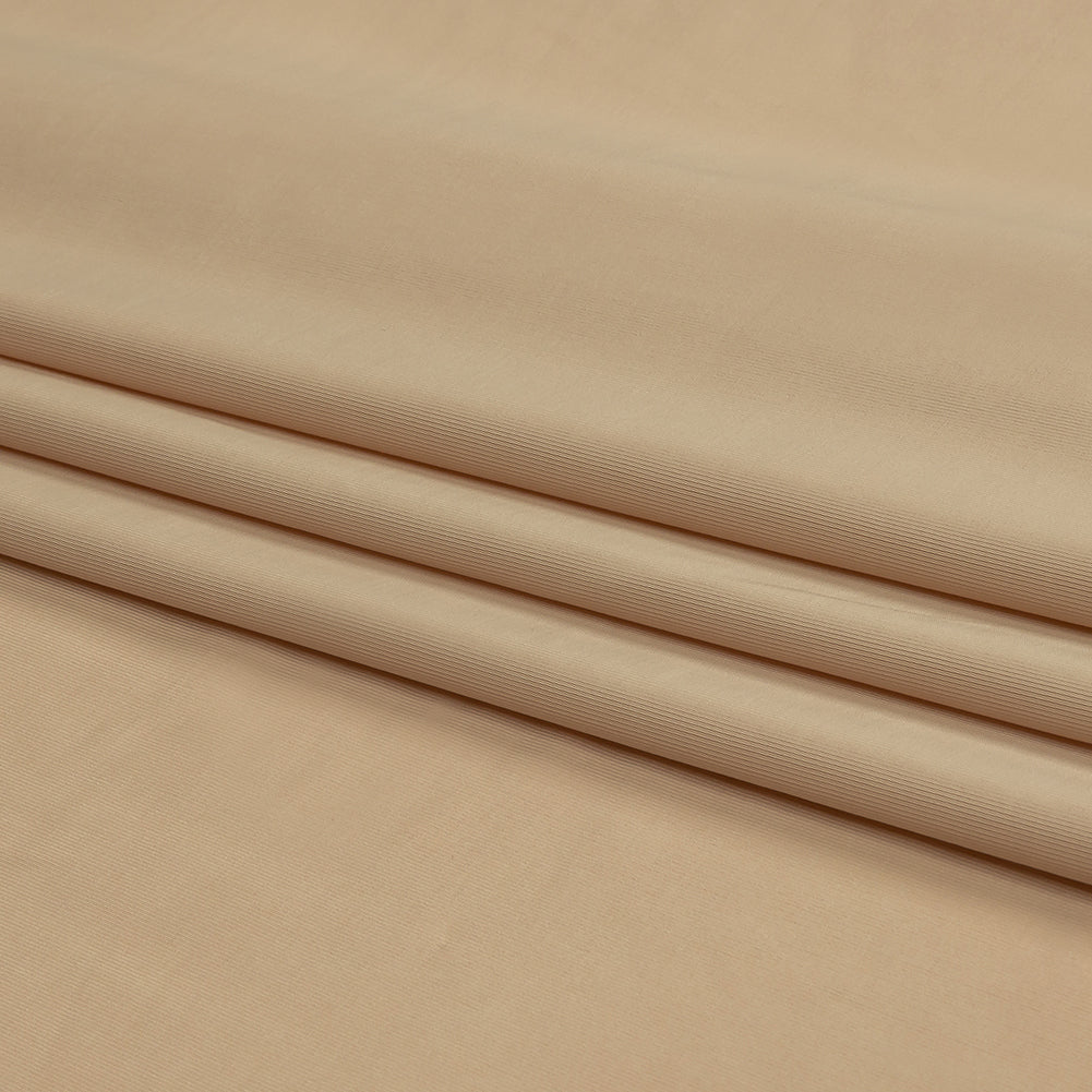 Famous Australian Designer Beige Stretch Polyester Jersey