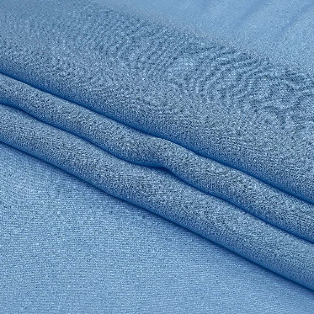 Famous Australian Designer Cornflower Viscose Georgette