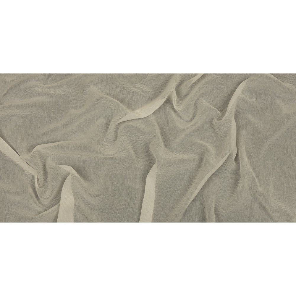 Famous Australian Designer Baby's Breath Crinkled Cotton and Silk Chiffon
