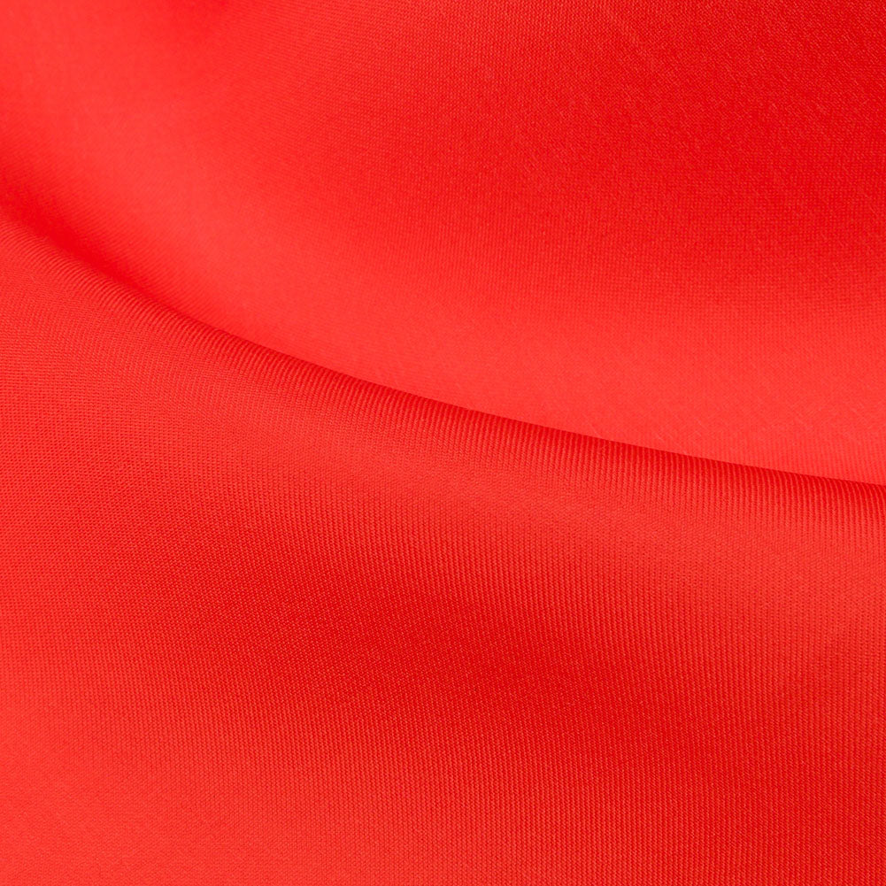 Famous Australian Designer Flame Silk Satin-Faced Organza