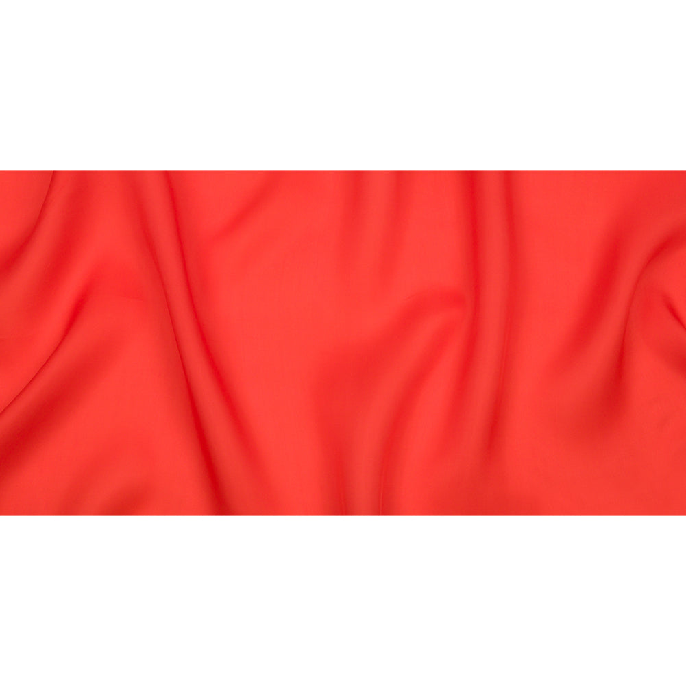 Famous Australian Designer Flame Silk Satin-Faced Organza